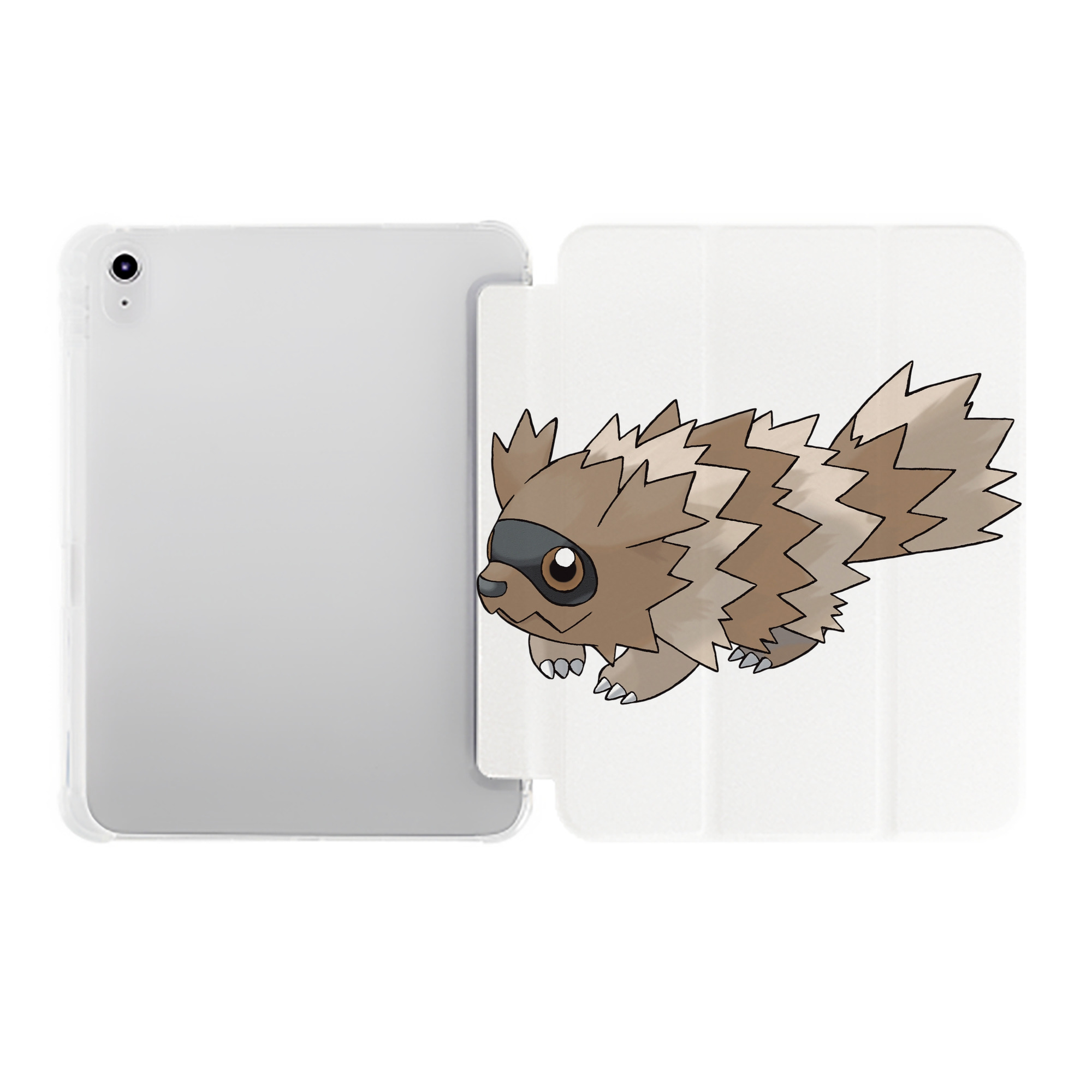 （画像用） ポケットモンスター Pokémon IPad ケース ペン収納付き 三つ折りスタンド PUレザー×シリコン 対応機種9.5/10.5/10.9インチ